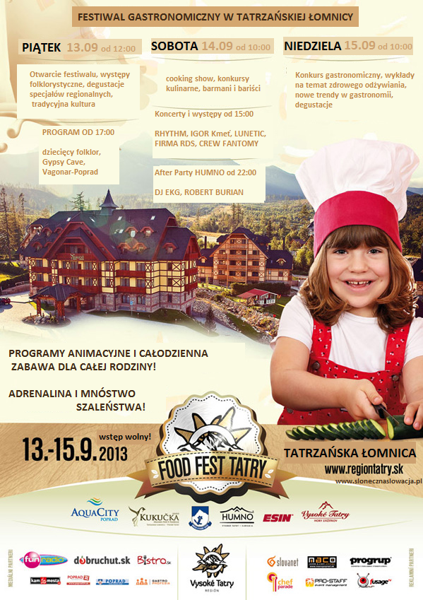 Festiwal gastronomiczny w Tatrzańskiej Łomnicy